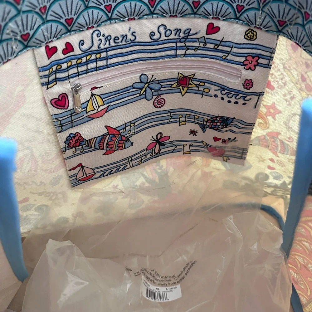 BRIGHTON CANVAS TOTE BAG - NEW - Picture 4 of 6